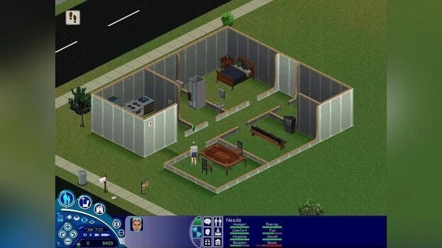 Шаблонное строительство помогало закрыть базовые потребности сима.