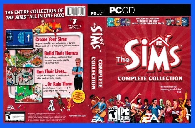 Разворот The Sims: Complete Collection.
