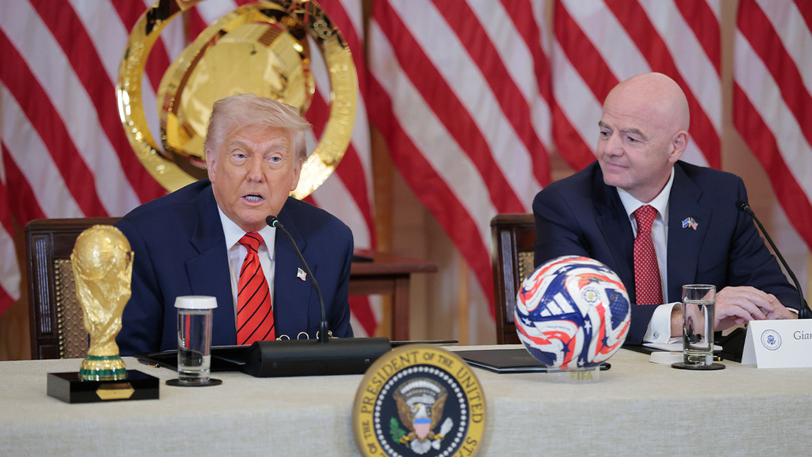 Дональд Трамп и Джанни Инфантино.