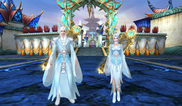 Визуальный стиль игры Perfect World.