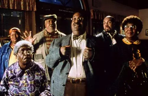 Кадр из фильма «Чокнутый профессор», реж. Том Шэдьяк, Imagine Entertainment