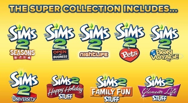 Все дополнения для The Sims 2.