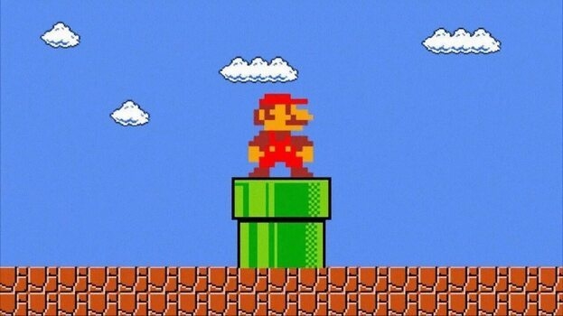 Марио из Super Mario.