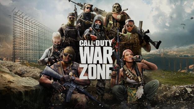 Постер бесплатной онлайн-игры Call of Duty: Warzone.