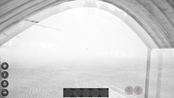 Скриншот выброса «за секунду до» смерти персонажа в игре Misery.