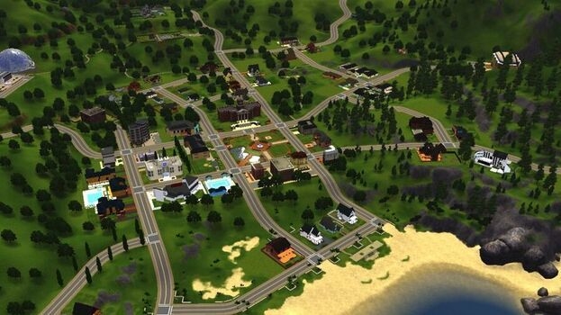 Сансет Велли The Sims 3.