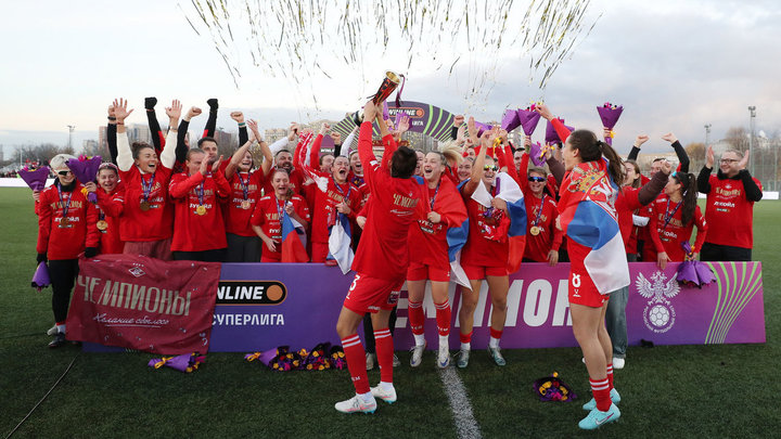 «Золотая» ничья: женский «Спартак» впервые стал чемпионом России