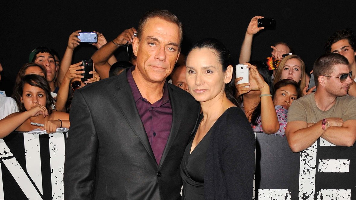 Жан-Клод Ван Дамм с Глэдис Португез.