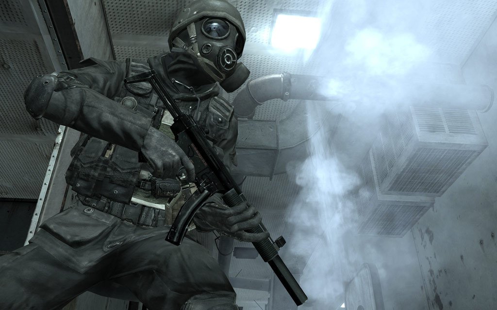 Оперативник в Call of Duty 4 Modern Warfare.