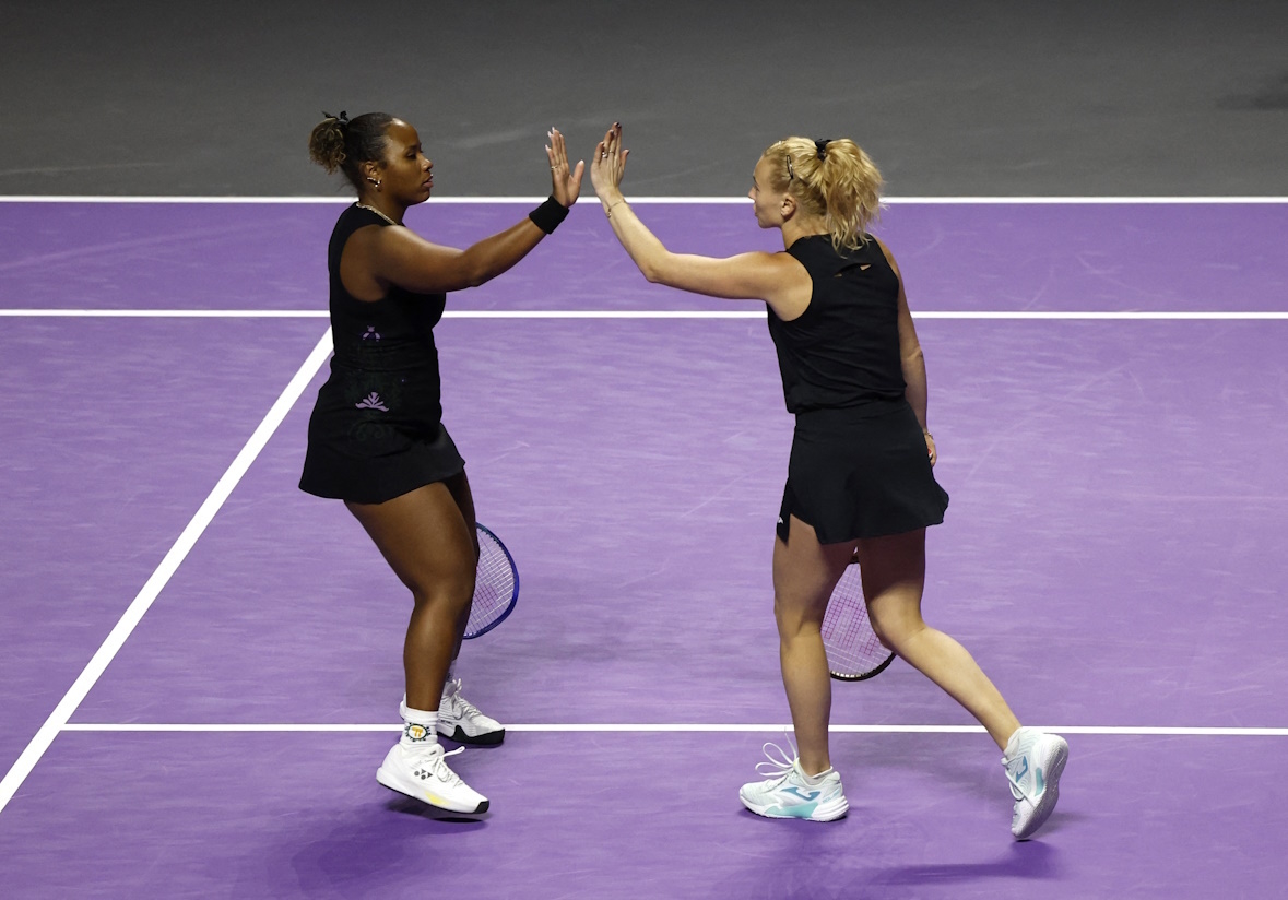 Тейлор Таунсенд и Катержина Синякова.