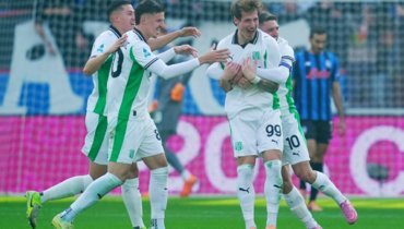 «Сассуоло» разгромил «Аталанту», у Берарди дубль и передача