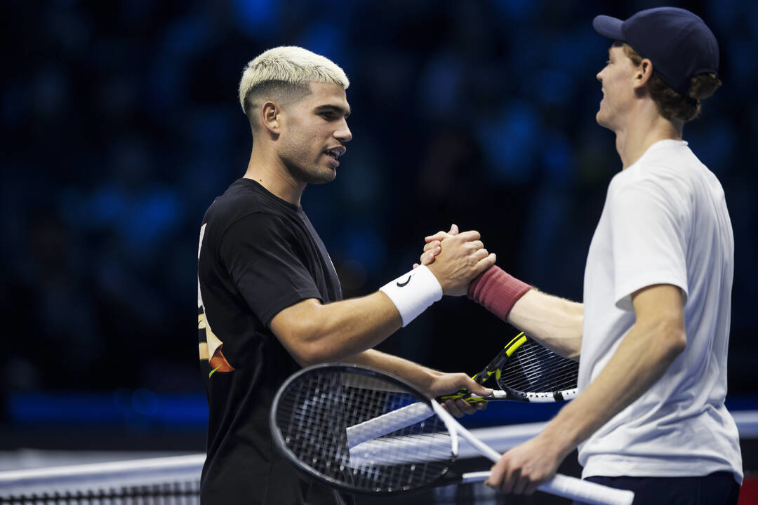 Карлос Алькарас и Янник Синнер.