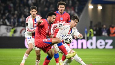 Гол Невеша в добавленное время принес «ПСЖ» победу над «Лионом»