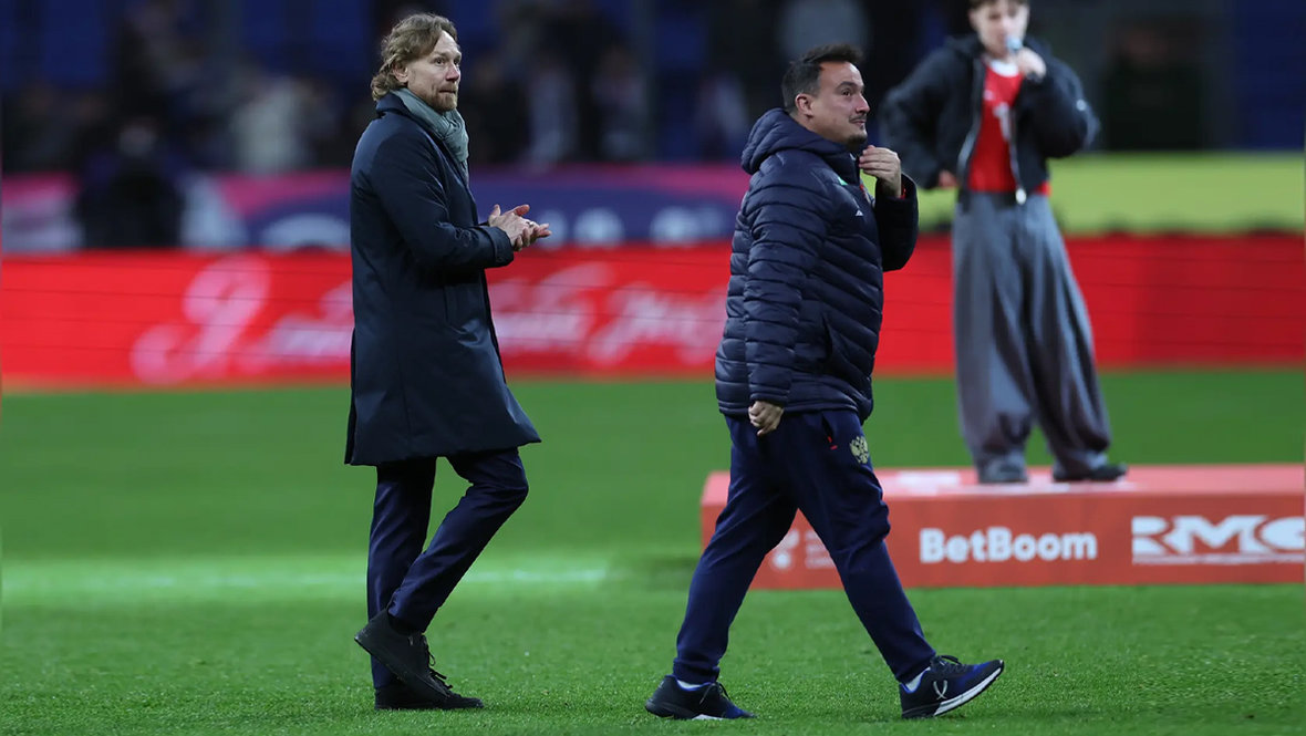 Валерий Карпин и Джонатан Альба.