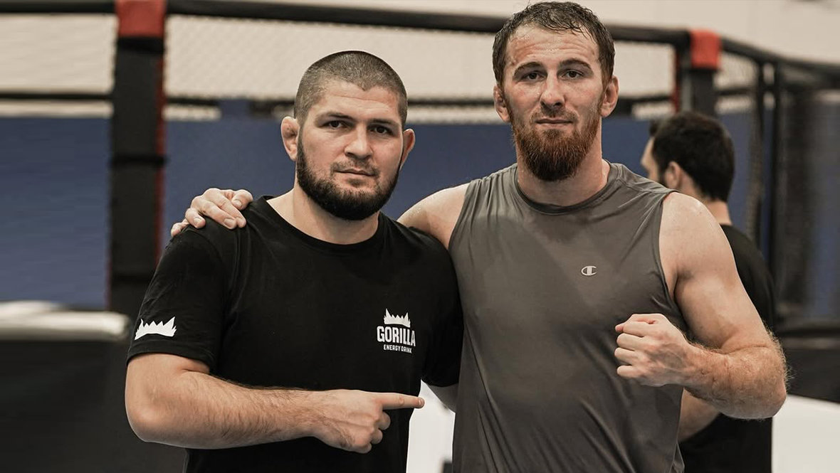 Хабиб Нурмагомедов и Мухамед Берхамов.