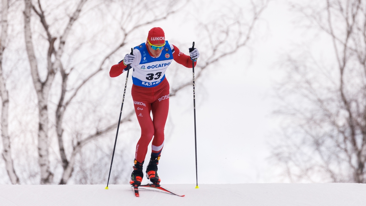Александр Большунов.