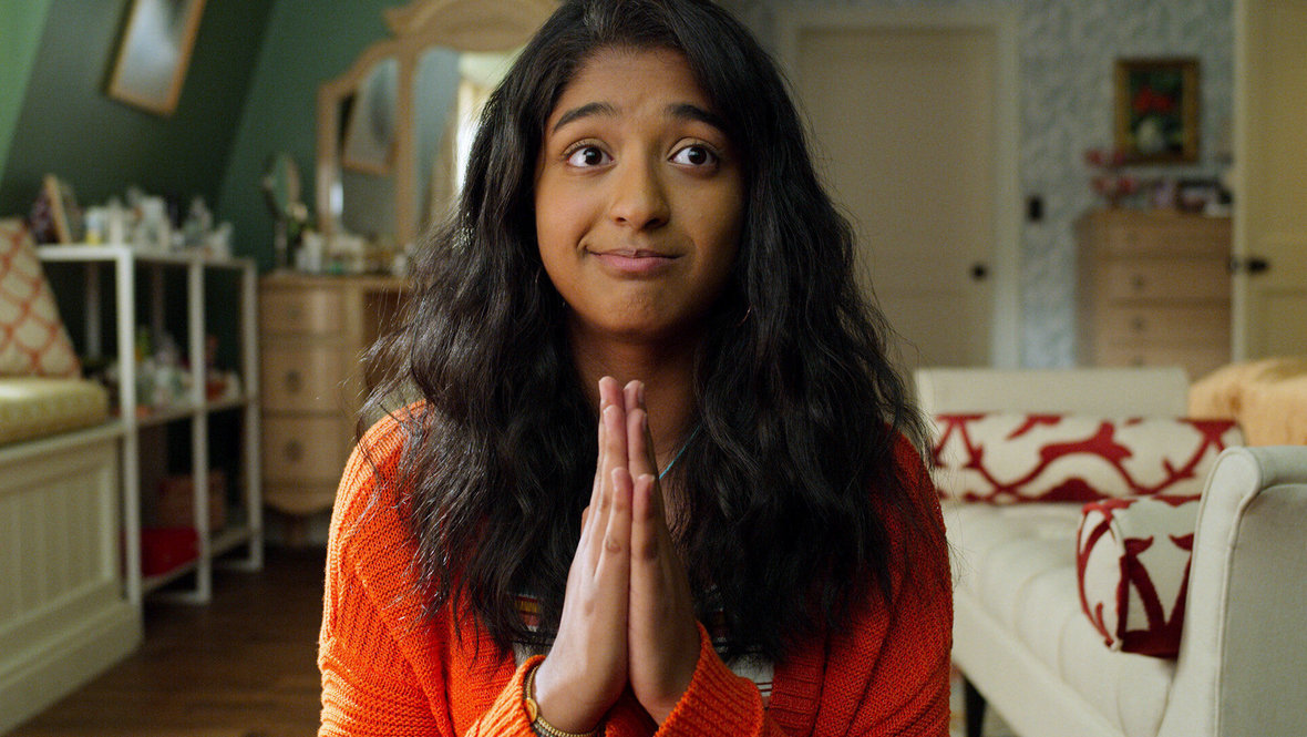 Кадр из сериала «Я никогда не...», создатель Минди Калинг, Netflix