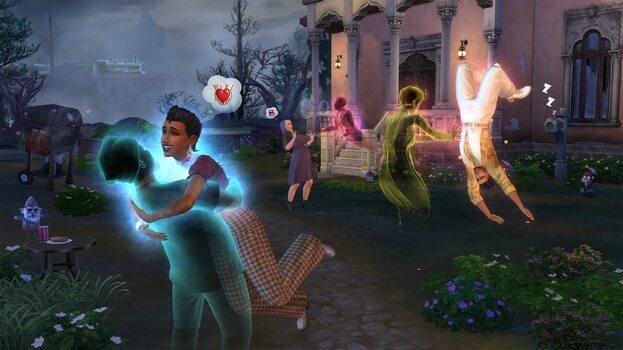Некоторые персонажи в The Sims 4 могут воплощаться в призраков.