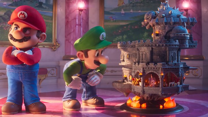 Кадр из мультфильма The Super Mario Galaxy Movie, реж. Аарон Хорват, Михаэль Еленик, Universal Pictures, Nintendo, Illumination Entertainment