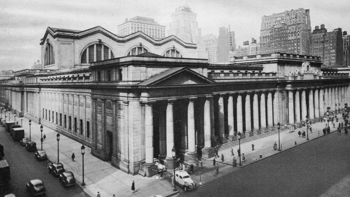 Вокзал после 1955 года.