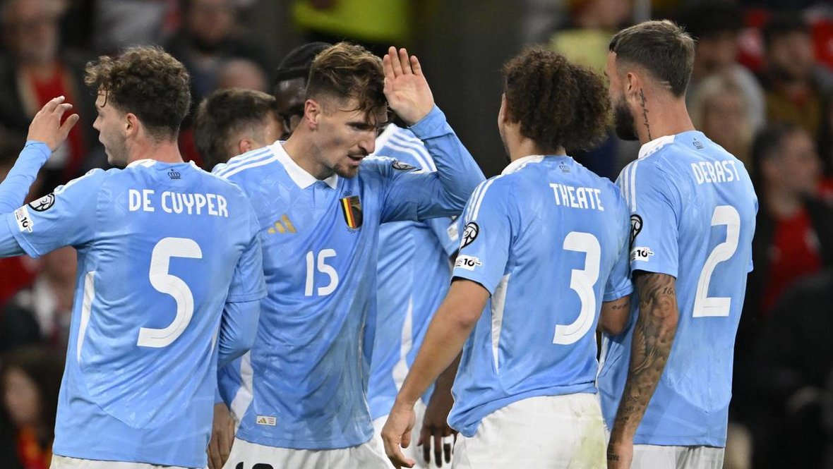 Сборная Бельгии.