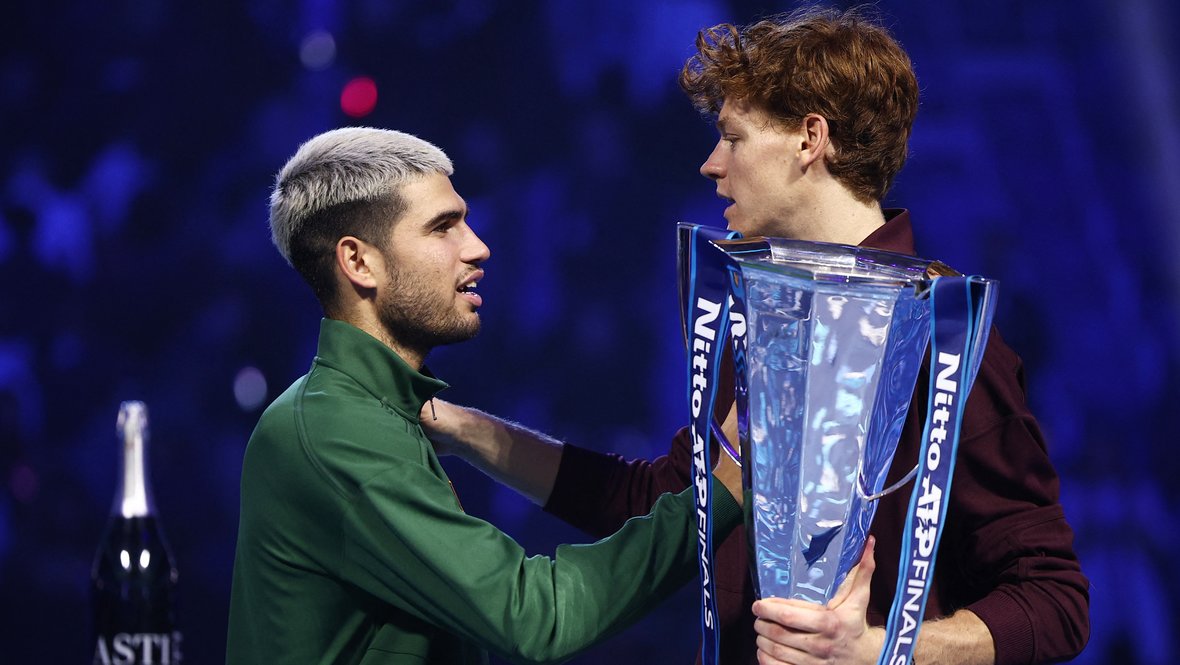 Карлос Алькарас и Янник Синнер.