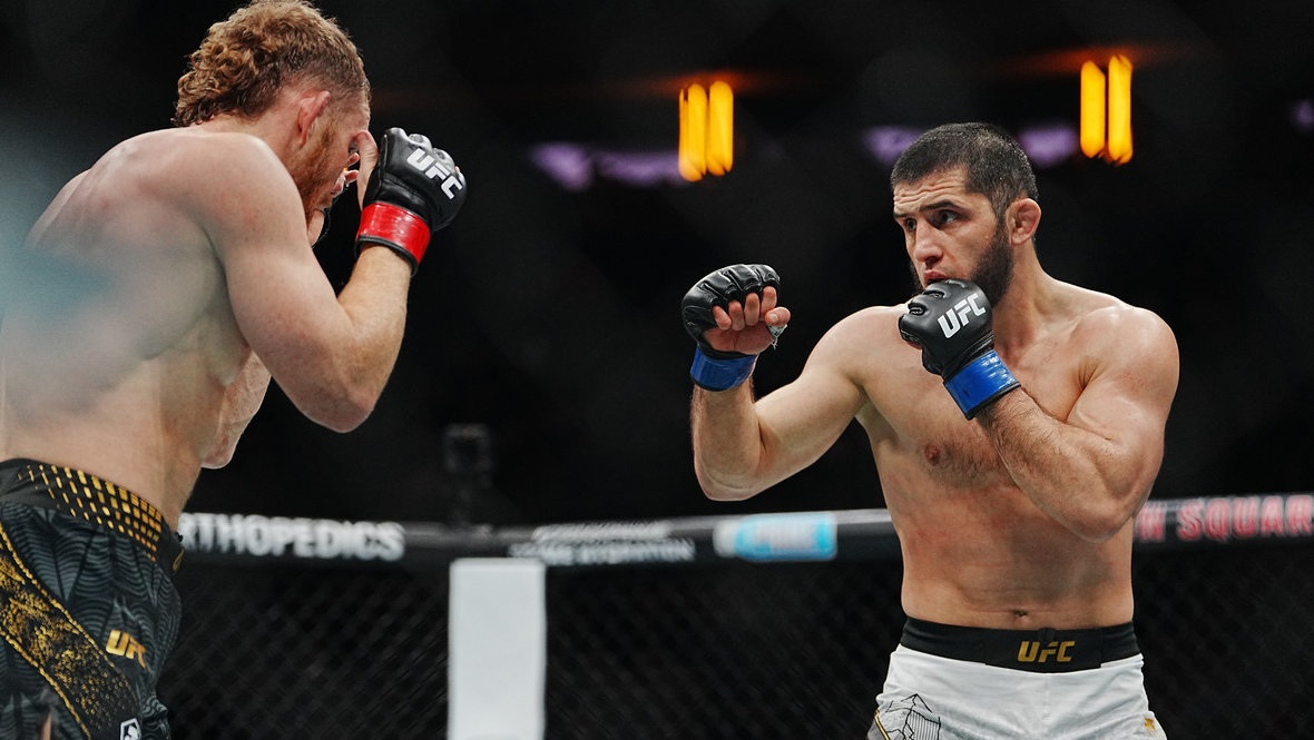 Джек Делла Маддалена и Ислам Махачев.