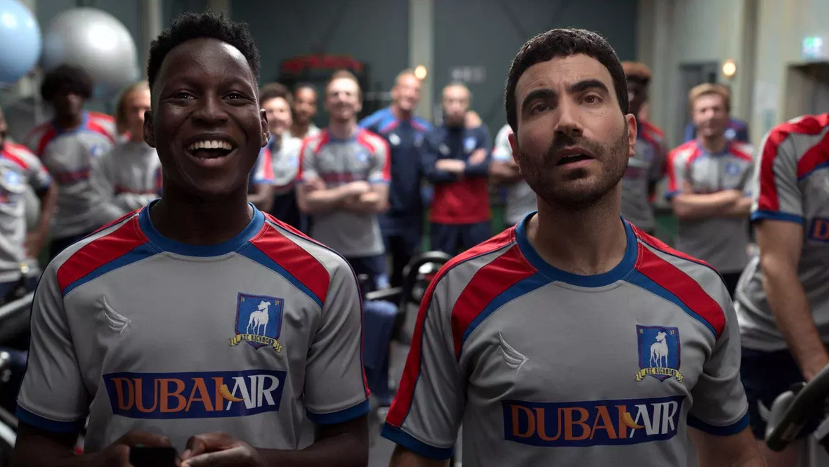 Кадр из сериала «Тед Лассо», реж. Деклан Лауни, М.Дж. Делани, Эрика Дантон и др., Apple TV+