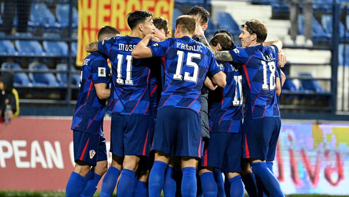 Сборная Хорватии.