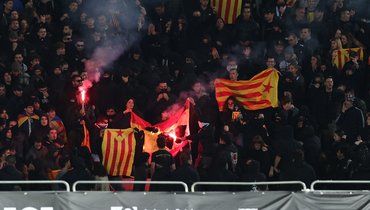 В Каталонии на матче Палестины сожгли флаг Испании. Игру посетил Гвардиола — и вновь поддержал арабский народ