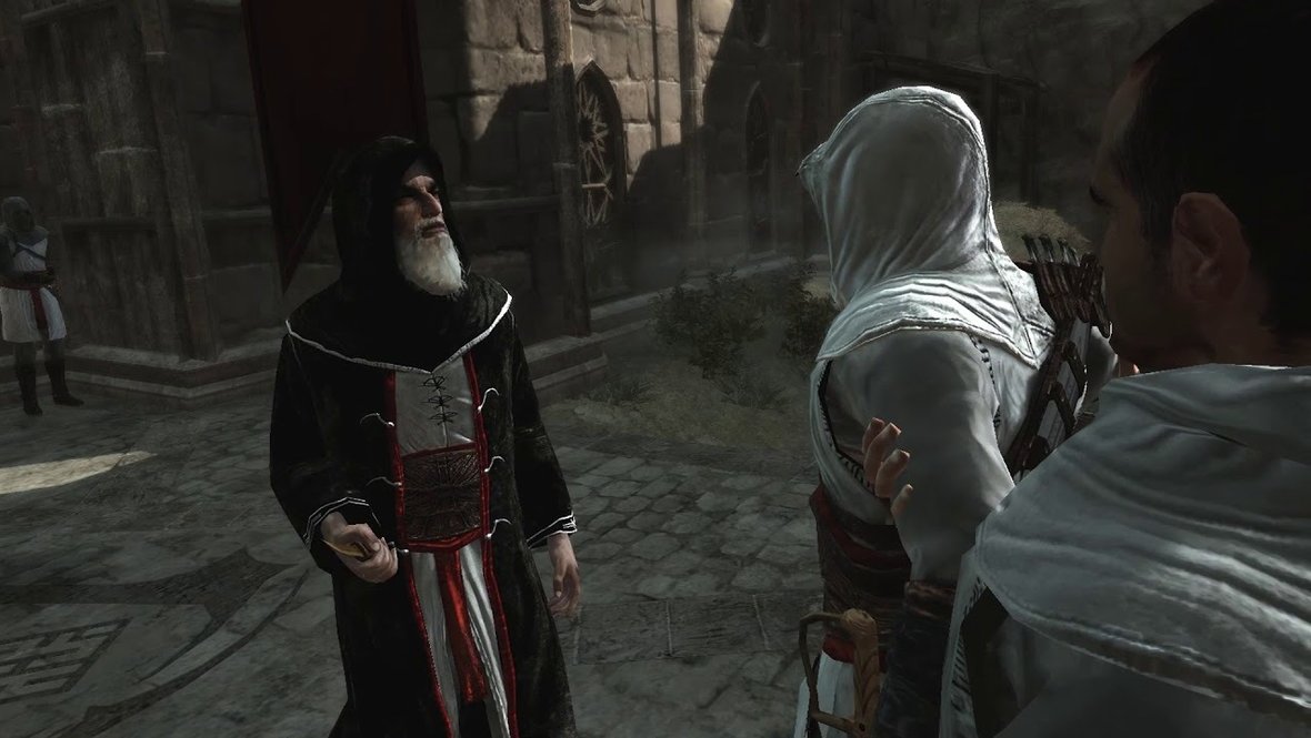 Альтаир схваченный орденом крестоносцев.