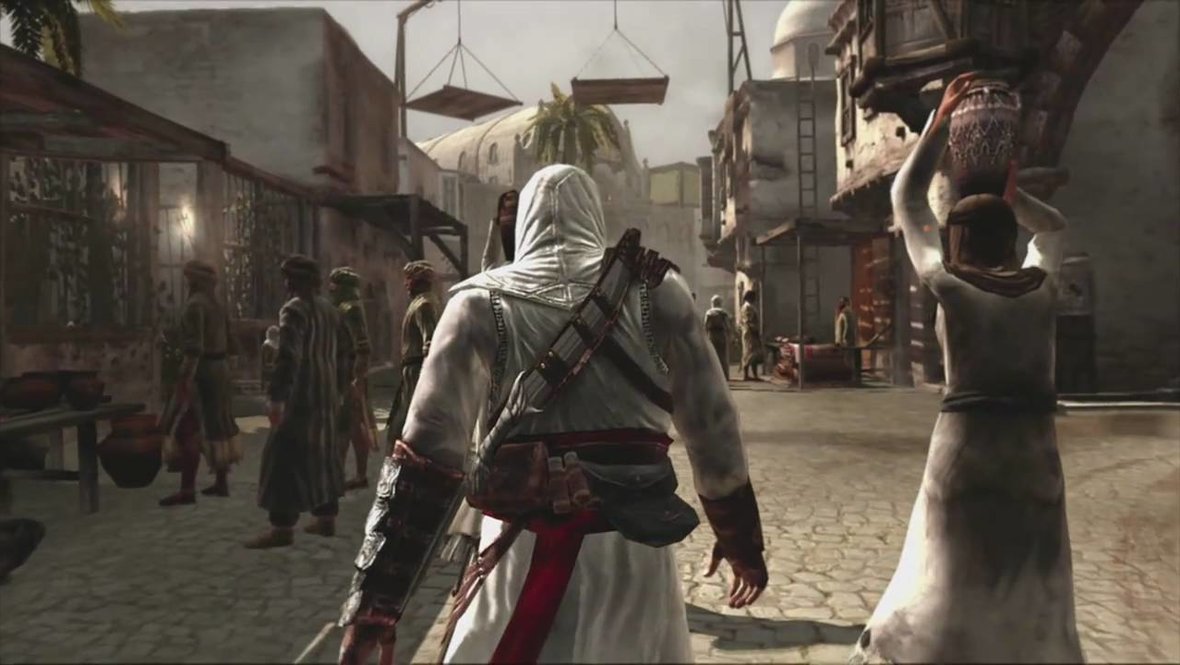 Городское окружение в Ассасинс Крид.