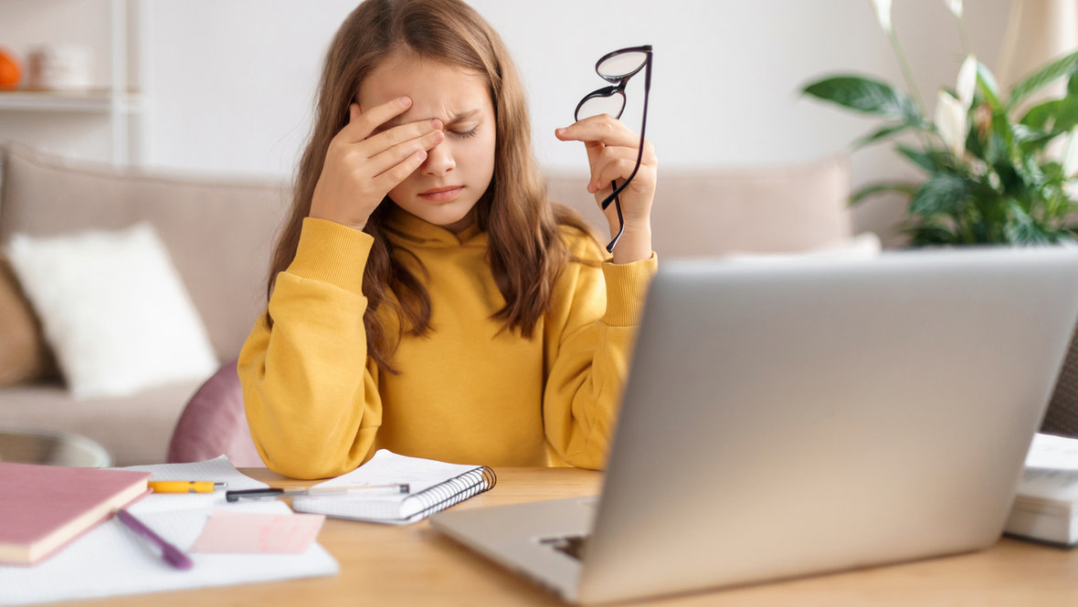 Девочка устала