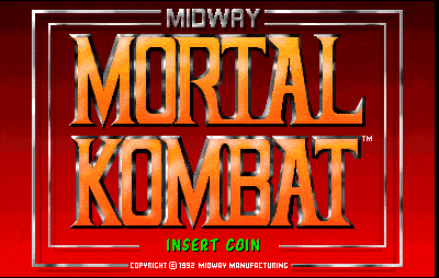 Стартовый экран Mortal Kombat 1.