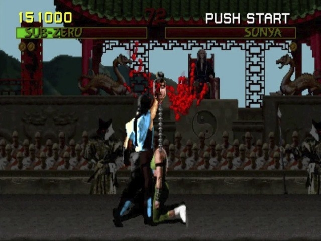 Фаталити Саб-Зиро в Mortal Kombat 1.