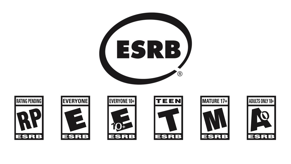 Различные виды ESRB-категорий, которые были введены во многом из-за Mortal Kombat.