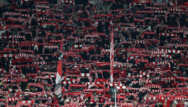 Фанаты «Спартака» в матче 16-го тура РПЛ с ЦСКА 22 ноября.