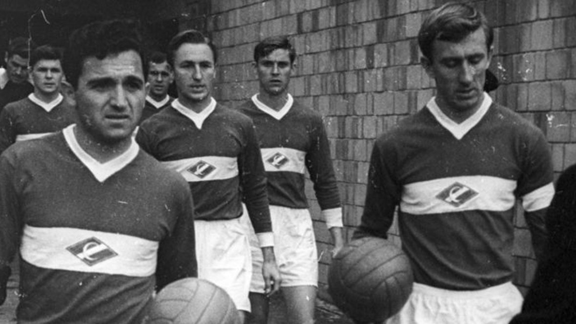 Спартаковцы Никита Симонян, Игорь Нетто и Алексей Парамонов.