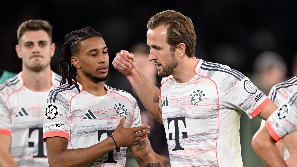 Майкл Олисе и Харри Кейн («Бавария»).