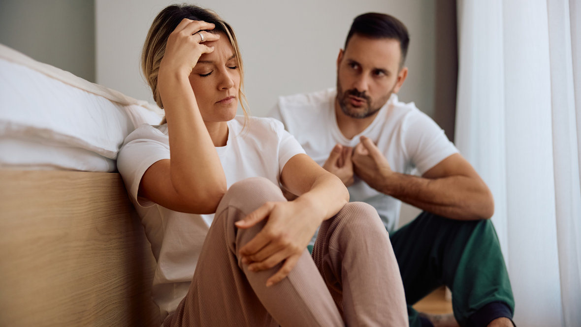 Пара в ссоре