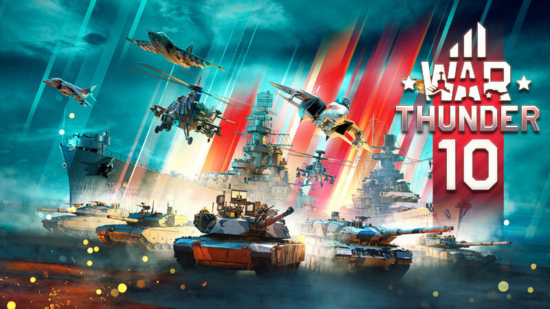 Постер в честь десятилетнего юбилея Вар Тандер.