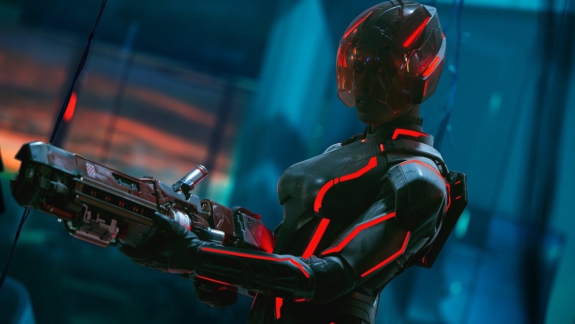 Кадр из фильма «Трон: Арес», реж. Йоаким Реннинг, Walt Disney Pictures, Paradox