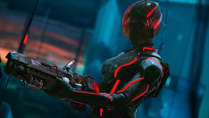 Кадр из фильма «Трон: Арес», реж. Йоаким Реннинг, Walt Disney Pictures, Paradox