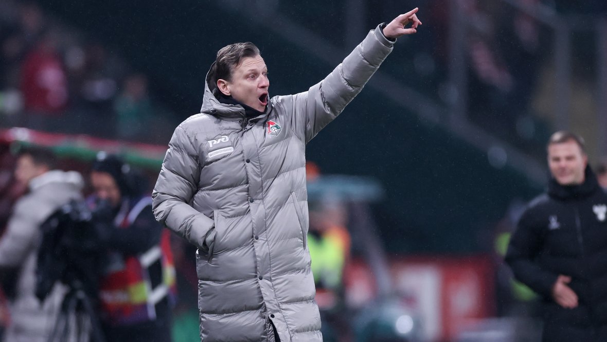 Главный тренер «Локомотива» Михаил Галактионов.