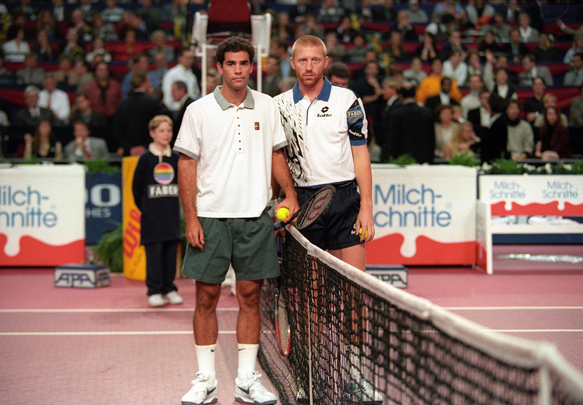 Борис Беккер и Пит Сампрас.