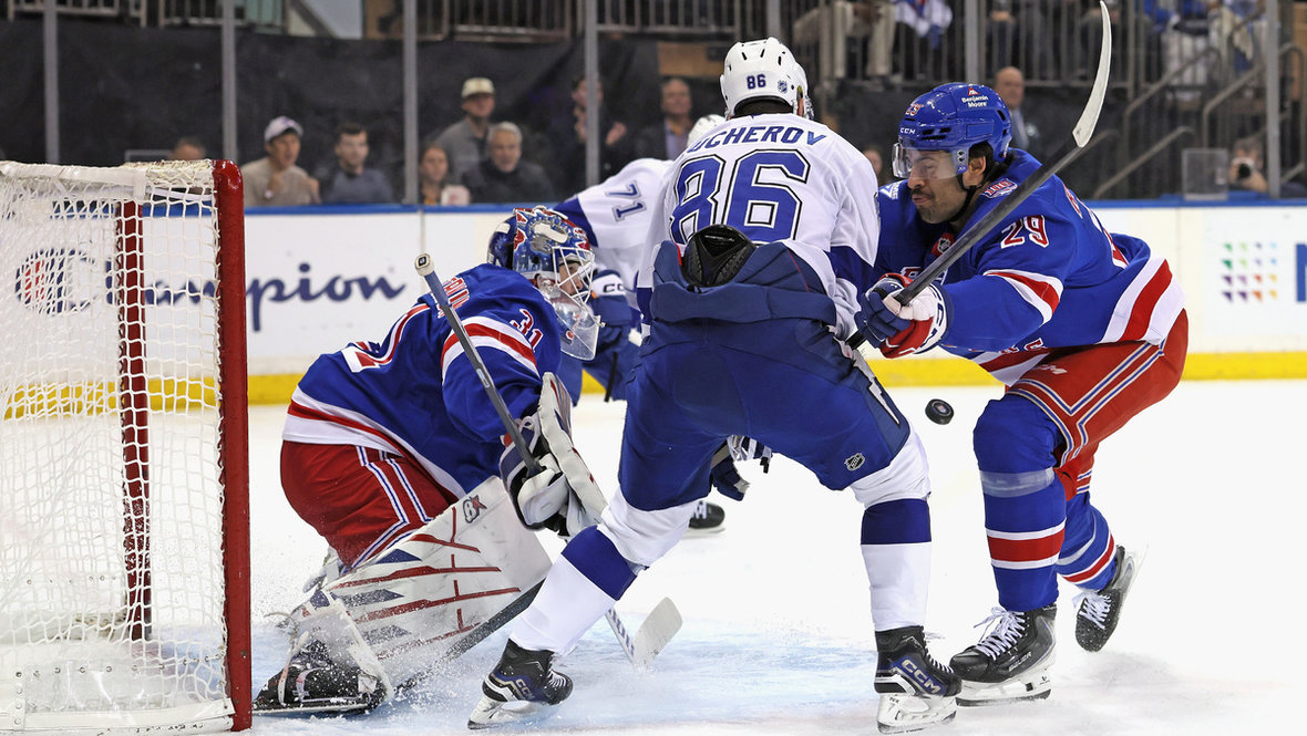 Рейнджерс — Тампа: обзор матча регулярного чемпионата НХЛ 29 ноября 2025, видео голов, Никита Кучеров сделал три передачи