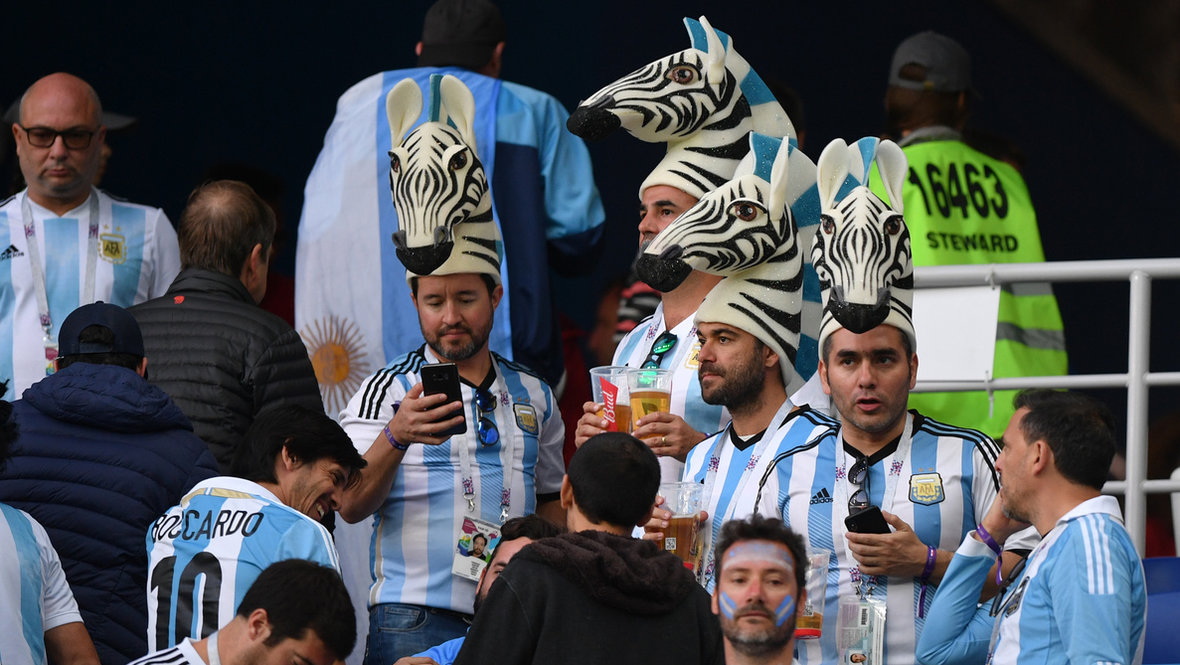 Фанаты сборной Аргентины на чемпионате мира-2018.