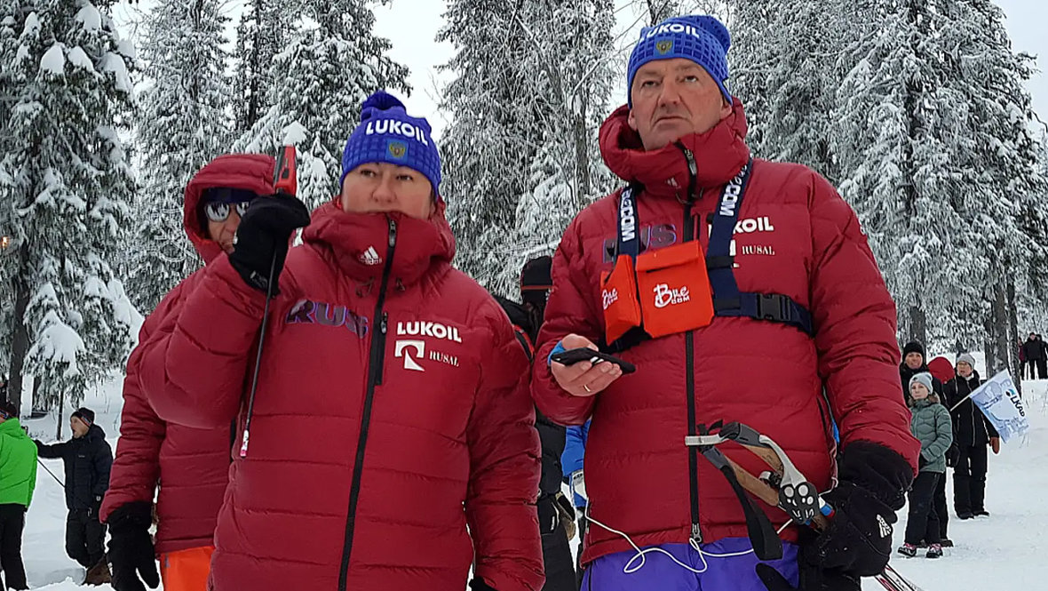 Елена Вяльбе и Маркус Крамер.