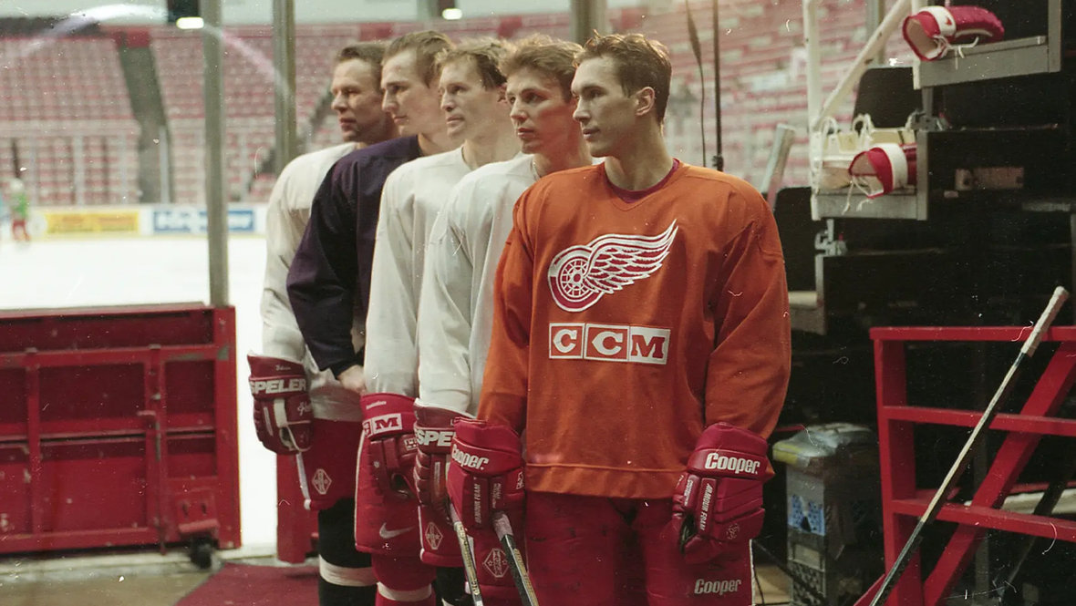 Вячеслав Фетисов, Сергей Федоров, Владимир Константинов, Игорь Ларионов, Вячеслав Козолов.