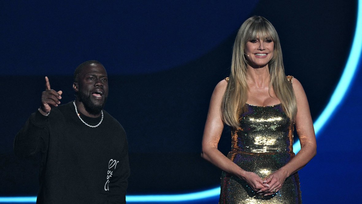 Кевин Харт и Хайди Клум.